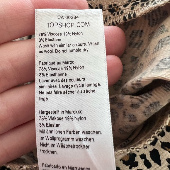 Topshop Petite Bengaline Mini Skirt - Picture 8 of 8